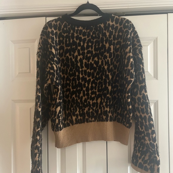 SOLD Petar Petrov lambs wool animal print sweater - Picture 6 of 6